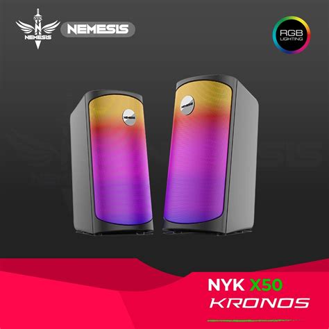 Jual Speaker Gaming Rgb Nyk X50 Kronos Rhythm Equalizeer 2 Modes Indonesia Shopee Indonesia