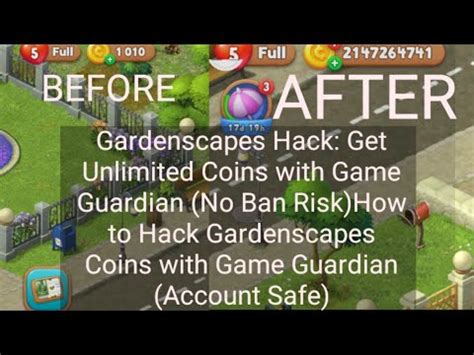 Gardenscapes Hack Get Unlimited Coins With Game Guardian No Ban Risk