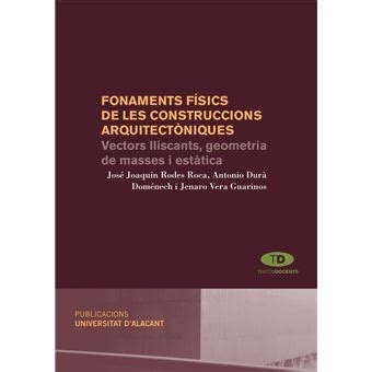 Fonaments físics de les contruccions arquitectòniques Antonio Durá