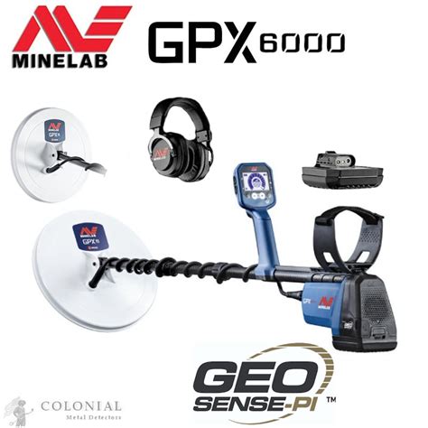 Minelab GPX 6000 Metal Detector - Colonial Metal Detectors