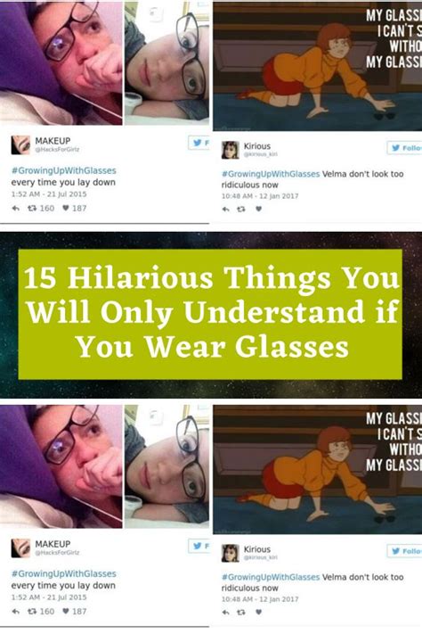 15 Hilarious Things You Will Only Understand If You Wear Glasses Hilarious Understanding Velma