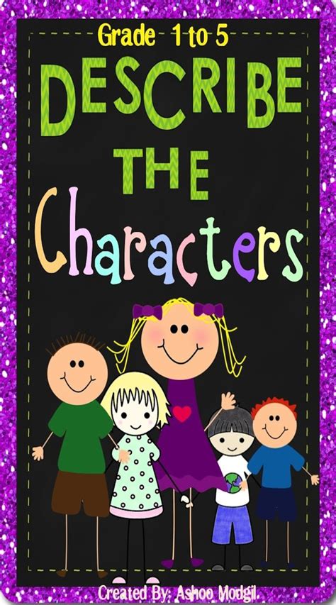 Describing Characters Describing Characters Creative Teaching Fun