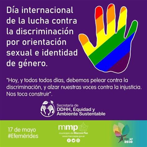 DÍa Internacional De La Lucha Contra La DiscriminaciÓn Por OrientaciÓn