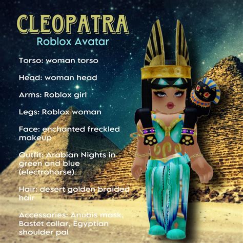 Cleopatra Egyptian Princess Goddess Roblox Avatar