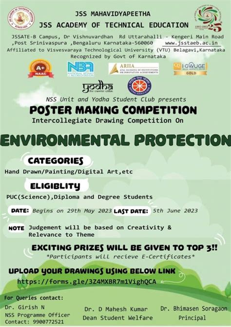 Drawing And Poster Making Competition 2023 By JSS Academy