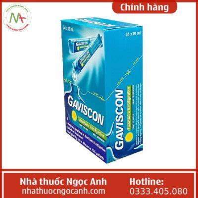 Thuốc Gaviscon 10ml là thuốc gì giá bao nhiêu uống trước hay sau ăn