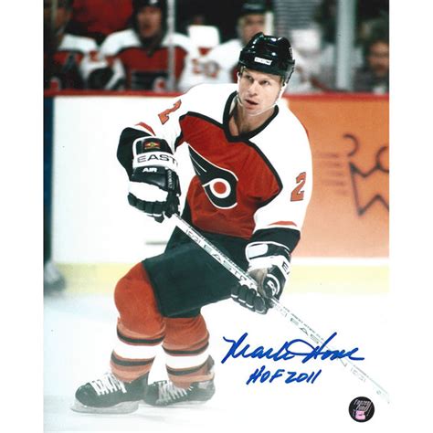 Mark Howe Autographed Philadelphia Flyers 8X10 Photo – Frozen Pond