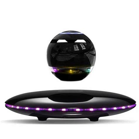 Magnetic Levitating Speaker Bluetooth 4 0 Led Flash Wireless Floating Speakers With Microphone