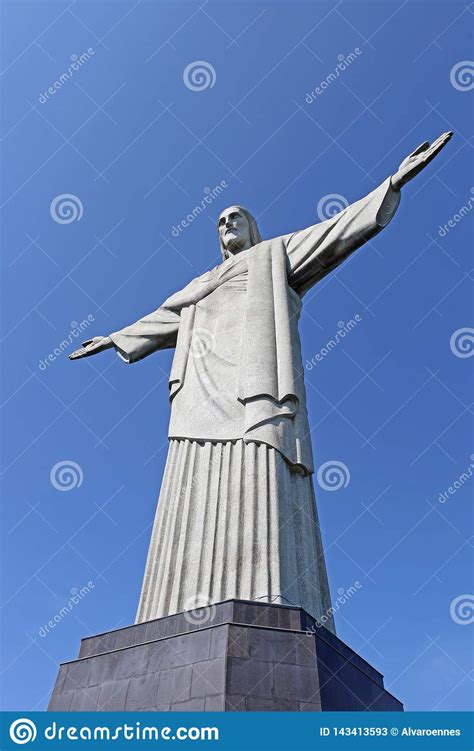 Cristo El Redentor En Rio De Janeiro Foto De Archivo Editorial Imagen