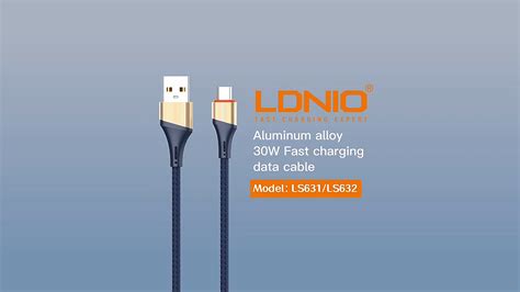 Ldnio Ls W Charger Cable For Iphone A Fast Charging Braid Usb To