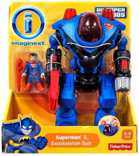 Fisher Price DC Super Friends Superman Imaginext Superman Exoskeleton ...