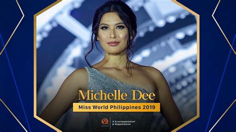 Rappler On Twitter 21 Michelle Dee Wins Miss World Philippines 2019