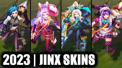 All Jinx Skins Spotlight League Of Legends Youtube