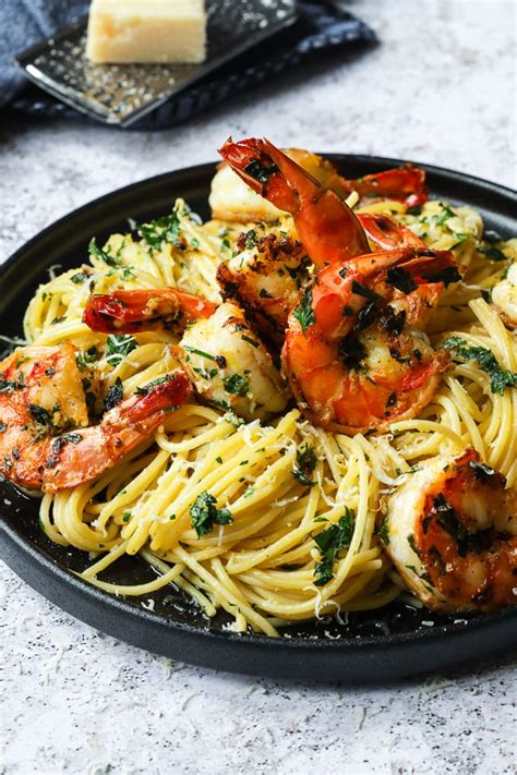 Lemon Spaghetti With Shrimp Marisa S Italian Kitchen