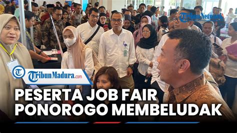 MEMBELUDAK Suasana Job Fair Di PCC Ponorogo 3000 An Lowongan Diincar