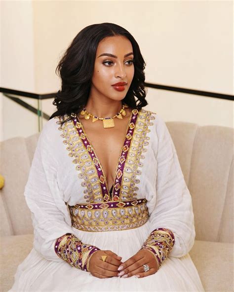 Gorgeous Ethiopian Wedding Dress Beaded Habesha Wedding Dress In 2024