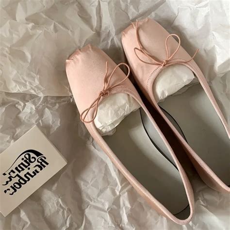 2023 Primavera Bowtie Ballet Shoes Moda Deslizamento Raso Em Mulheres