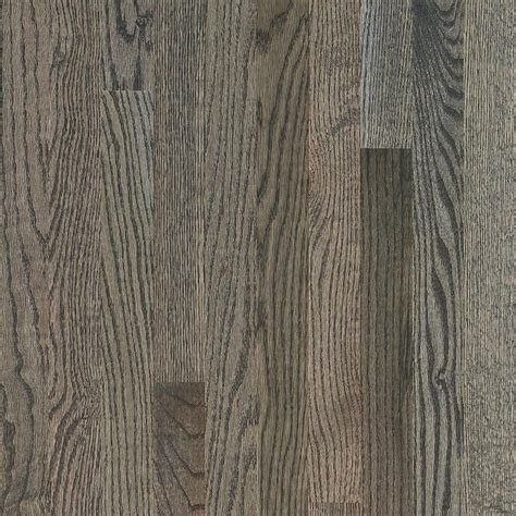 Bruce Plano Low Gloss Gray Oak 34 In T X 2 14 In W Smooth Solid Oak Hardwood Flooring 20 Sq