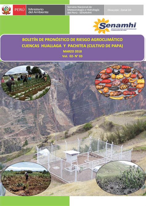 Pdf Bolet N De Pron Stico De Riesgo Agroclim Tico Producci N De