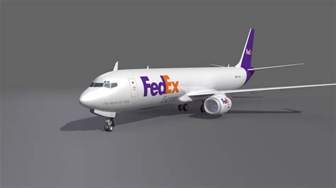 Fedex airlines airplane generic 3D model - TurboSquid 1469776