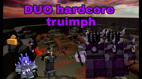 Duo Hardcore Triumph Tower Defense Simulator YouTube