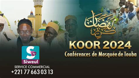 JOUR 5 Wax tane Koor Grande Mosquée de Touba Ramadan 2024 YouTube