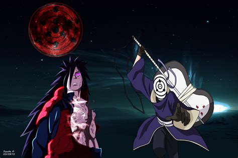 Madara And Obito Uchiha Tsuki No Me Keikaku By Suzukeamaterasu On