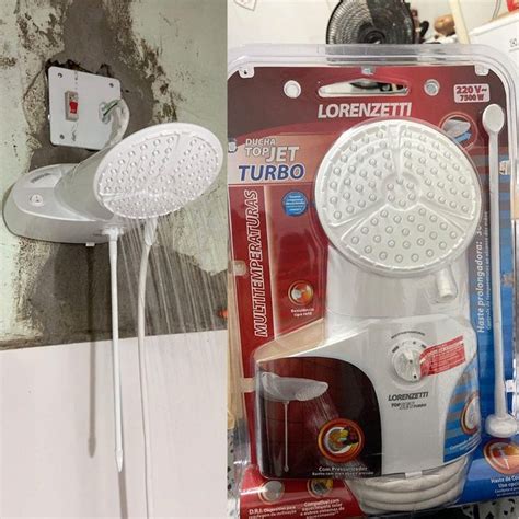 Ducha Top Jet Turbo Multitemperaturas V W Lorenzetti