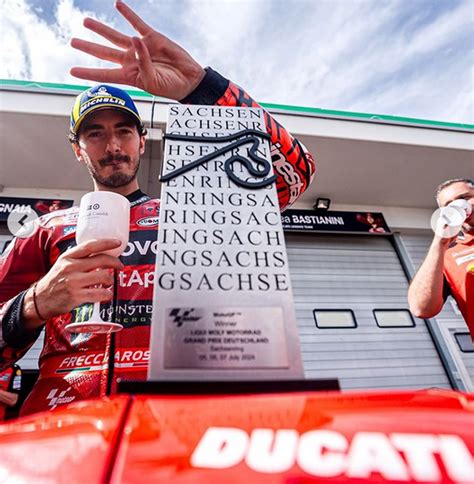 Francesco Bagnaia Pecahkan Rekor Kemenangan Casey Stoner Di Ducati