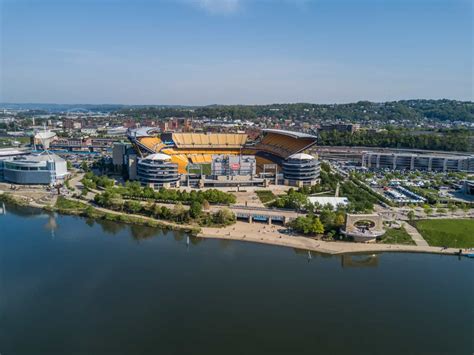 Aerial Drone Photos of the Home of the Pittsburgh Steelers - Heinz Field