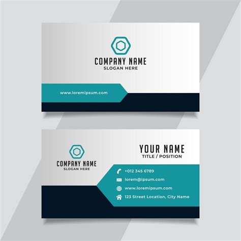 Name Card Template 2065982 Vector Art At Vecteezy