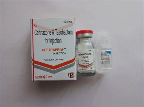 Ceftraprim T Plus Each Vial Contains Ceftriaxone Mg Tazobactam