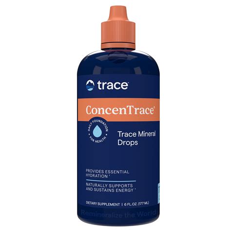 Trace Minerals Concentrace Drops Full Spectrum Minerals Energy