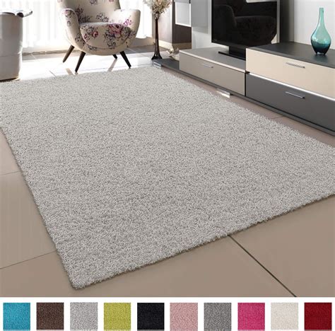 Amazon De Sanat Teppich Wohnzimmer Creme Hochflor Langflor Teppiche