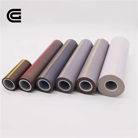 High Quality Grey 0 08mm Thickness Skived PTFE Film Silicon Adhesive