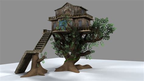 Tree House 3d Model Cgtrader