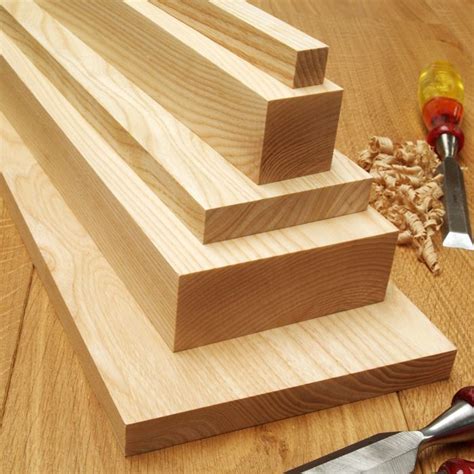 Planed American Ash Timber | Prime Grade Solid Hardwood