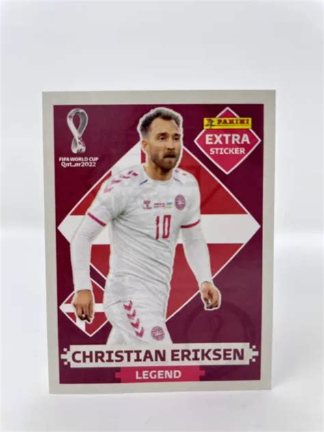 Panini World Cup Wm Qatar Christian Eriksen Extra Sticker Legend