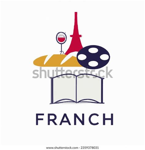 Logo Incorporating Elements French Culture Cinema AI-generated image ...