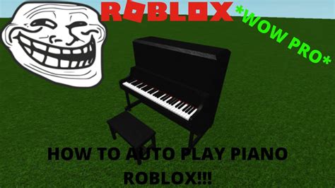 How To Auto Play Piano On Roblox Pc Youtube