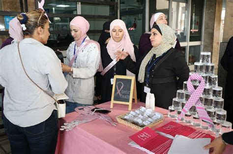 فعاليّات توعوية حول أهمية الكشف المبكر عن سرطان الثدي في مستشفى الجامعة الأردنية جوهرة العرب