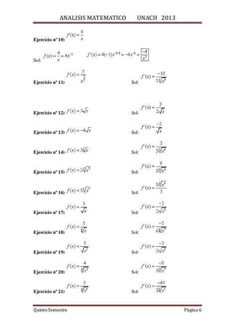 Ejercicios Resueltos De Derivadas Ejercicios Resueltos Ejercicios Images