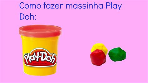 Como Fazer Massinha Play Doh F Cil R Pida E Barata Passo A Passo