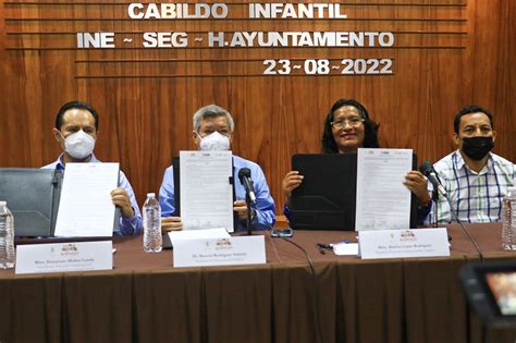 Firma Abelina López convenio con el INE y la SEG Enterado mx