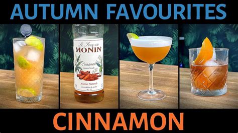 3 Easy Fall Cocktails With Monin Cinnamon Syrup Autumn Cocktails