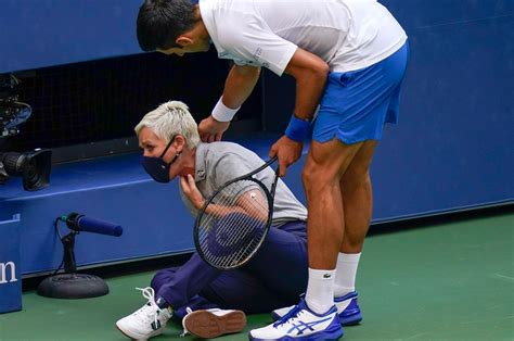 Us Open Lineswoman Struck By Novak Djokovic Ball Back At Work