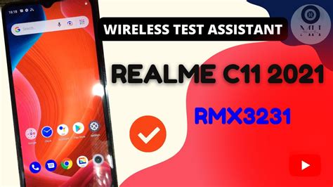 Wireless Test Assistant Realme C11 2021 RMX3231 Solution By Dos