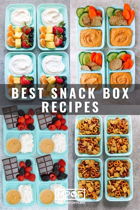 Best Snack Box Recipes Meal Prep On Fleek Meal Prep Snacks