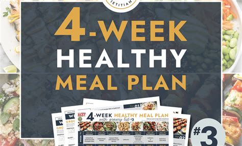 4 Week Healthy Summer Meal Plan With Grocery List