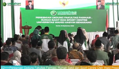 Wakil Presiden Ri Resmikan Gedung Fakultas Farmasi Fakultas Teknik